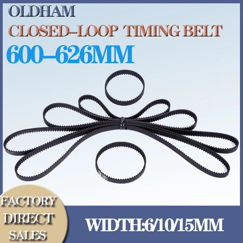 

GT2 Closed Loop Timing Belt Rubber 2GT 6mm 600 602 604 606 608 610 612 614 616 618 620 622 624 626mm Synchronous 3D Printer Part