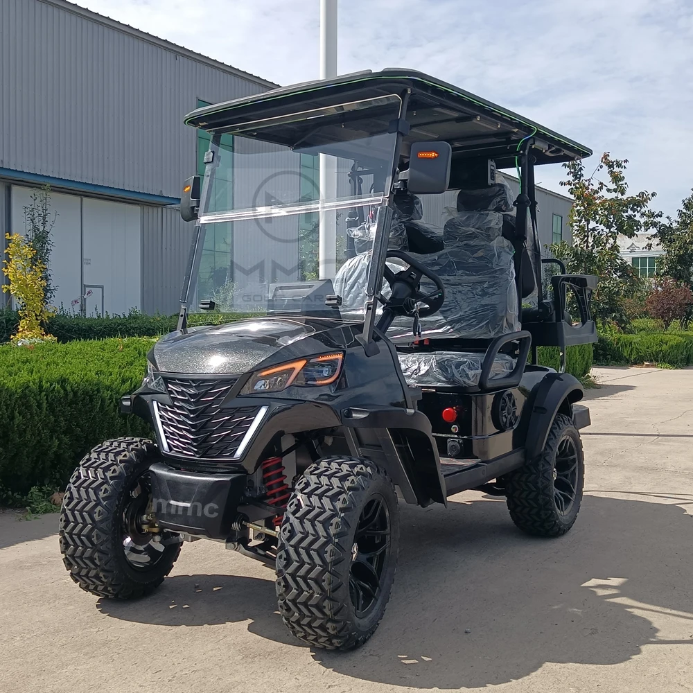 MMC مبيعات المصنع مباشرة 2 + 2 مقعد مزدوج عظم الترقوة 4WD عربة جولف مجهزة ببطارية ليثيوم عالية السرعة 48 فولت/60 فولت/72 فولت #1
