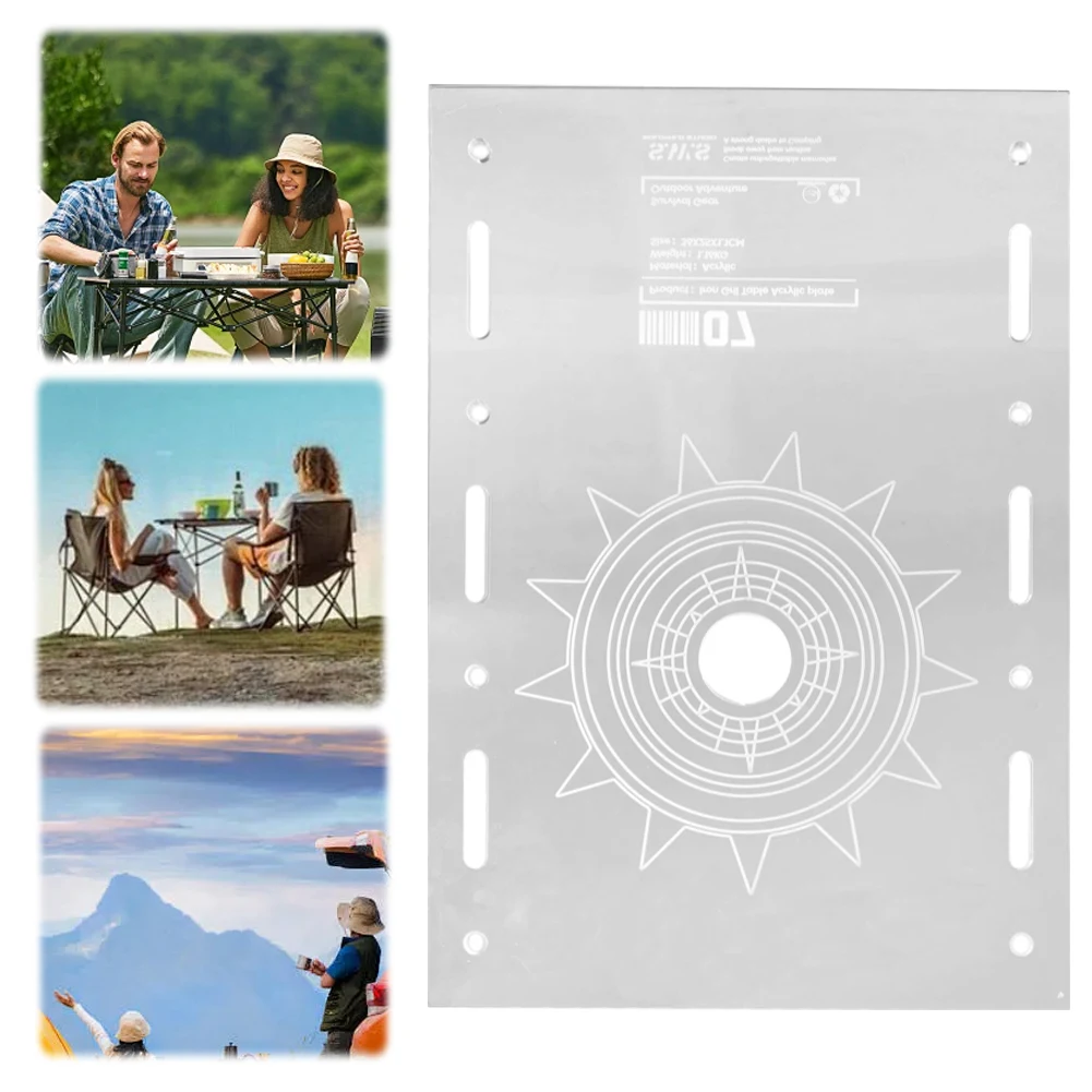 

Acrylic IGT Table Unit Board Multifunctional Camping Table Unit Board Portable Unit Board for GZ Camping Light