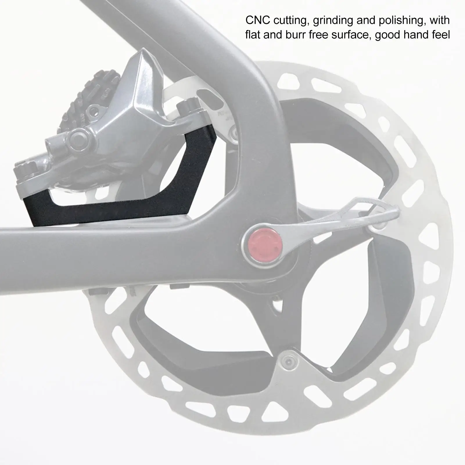 Aluminum Alloy Bike Disc Brake Adapter Bracket - Easy Install, High Strength, Smoothly Polished for 160mm Rotor