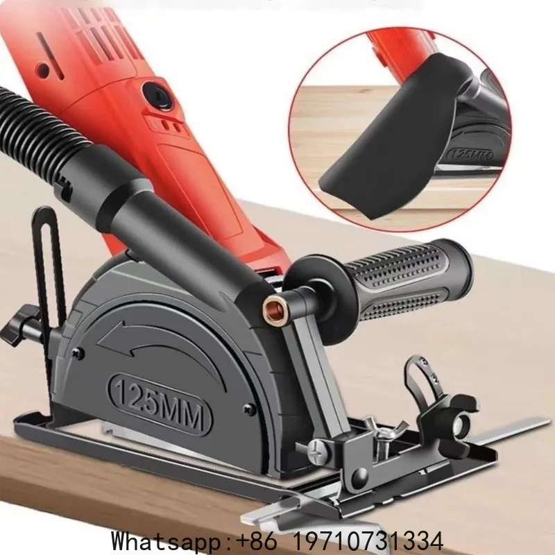 45° Adjustable Angle Grinder Balance Bracket Holder Dust Cover Cutting Machine Base Protection Cover DIY Woodwoking Tool DS222