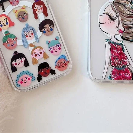 

Cartoon Girl MagSafe Phone Case Cover for IPhone 11 12 13 14 15 Pro Max Case for IPhone 15 Pro Max