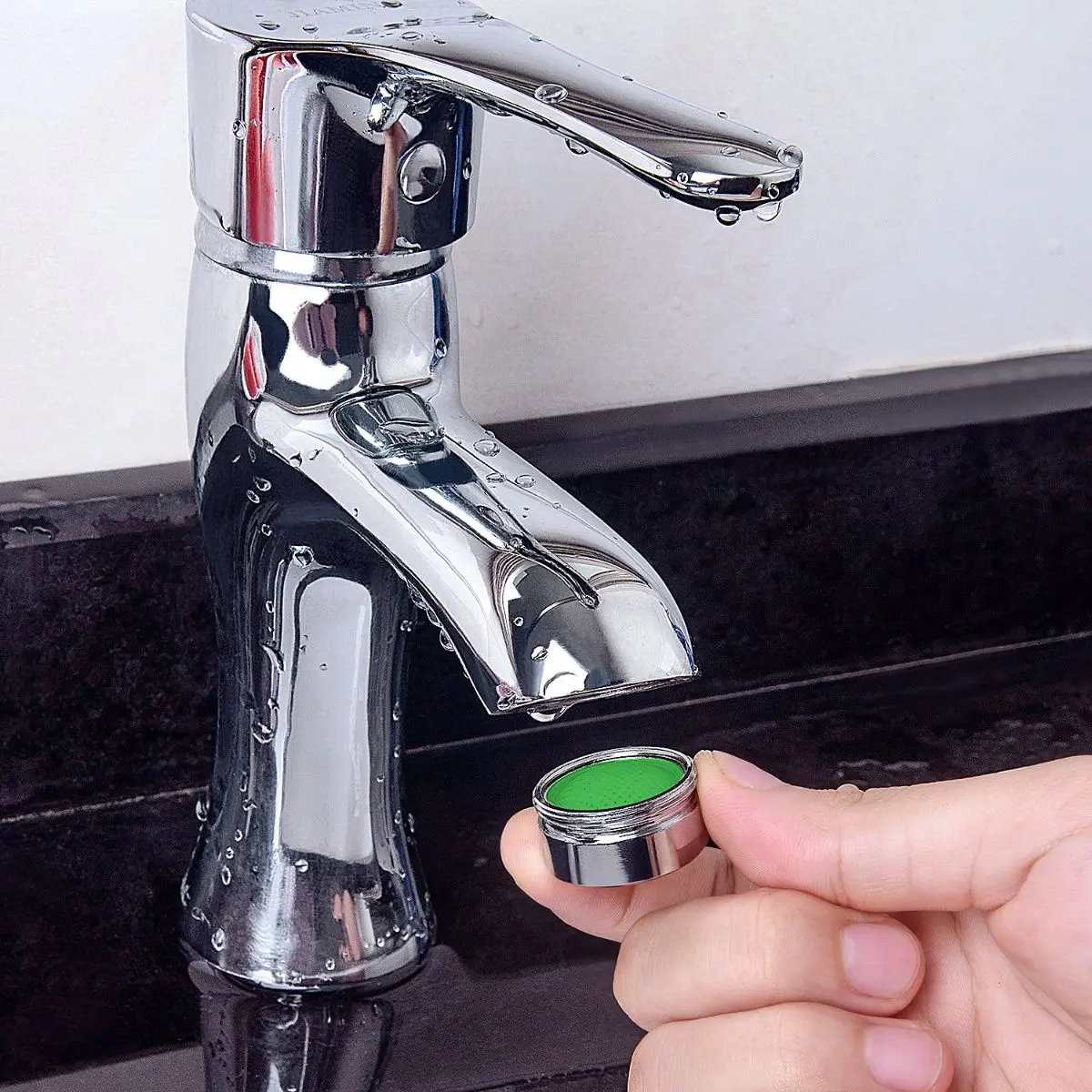 40 Pcs 24mm Kitchen Basin Faucet Aerator Splash-proof Filter Mesh Core Water Saver Outlet  Accessories  Faucets  Kitchen