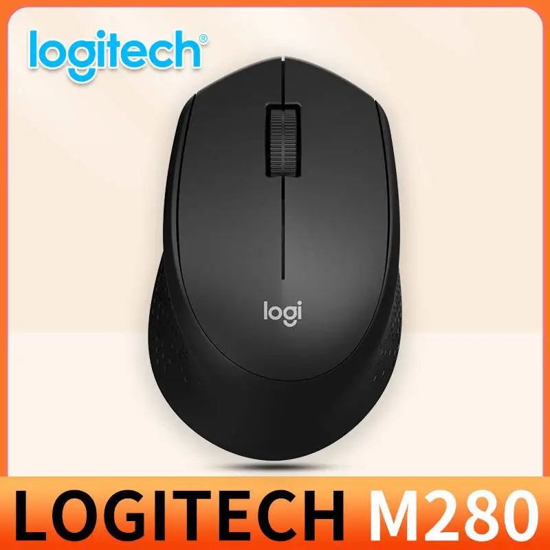 ماوس المكتب Logitech M280 Professional مدمج وهادئ ومريح للحمل ومريح للمس ومصمم خصيصًا