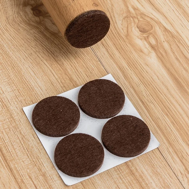 Self Adhesive Felt Furniture Pads, Anti Slip Anti Scratch Chair Leg, Table Feet Cover Pad Floors Protector Accessories