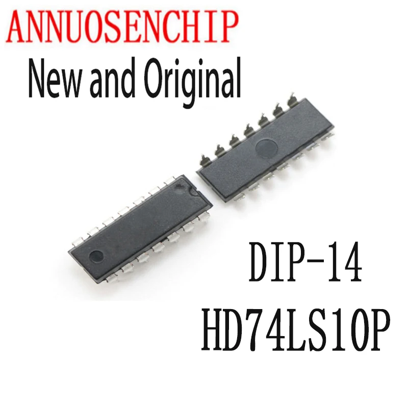 10PCS New And Original DIP14 HD74LS10 DIP SN74LS10N 74LS10 IC HD74LS10P