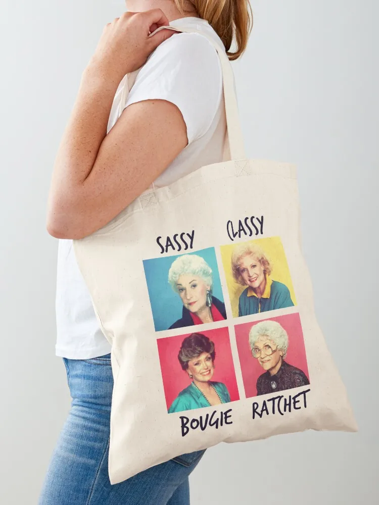 

Savage Golden Girls Tote Bag shopping bags foldable custom tote bag Portable shopping bag Cloth