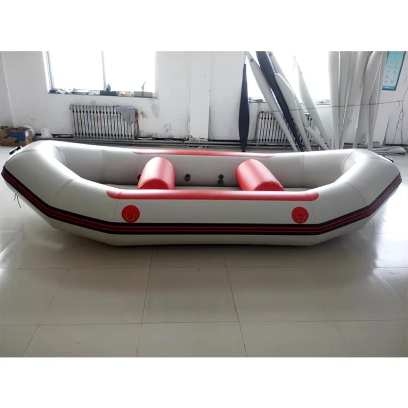 2026 430cm River Raft Fishing Rowing Boat Outdoor Sport Inflatable Boat Floating Rubber Boat