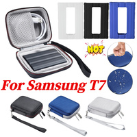 EVA Hard Carrying Case Anti-Scratch Travel Storage Bag for Samsung T7 Shield/T9 4TB/2TB/1TB Portable SSD External Hard Drive Bag