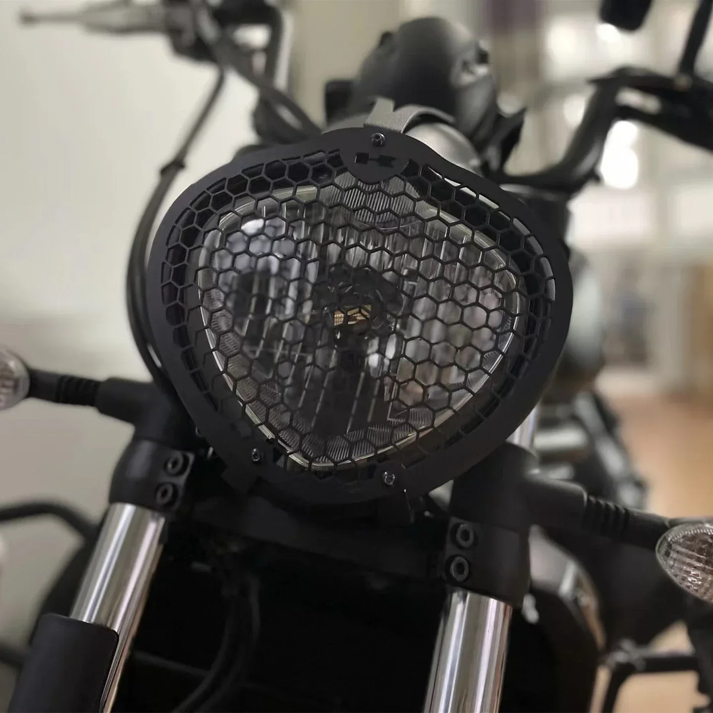 

FOR KAWASAKI VULCAN S 650 VN650 Motorcycle Accessories Headlight Guard Protection Cover VULCANS 650