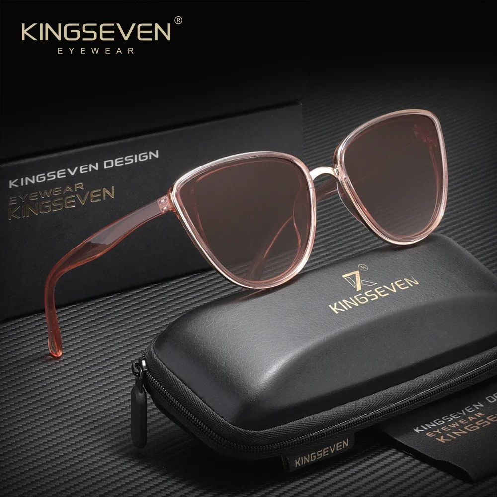 KINGSEVEN Sexy Modische Dreieckige Sonnenbrille für Damen Retro-Sonnenbrillen Zubehör UV400