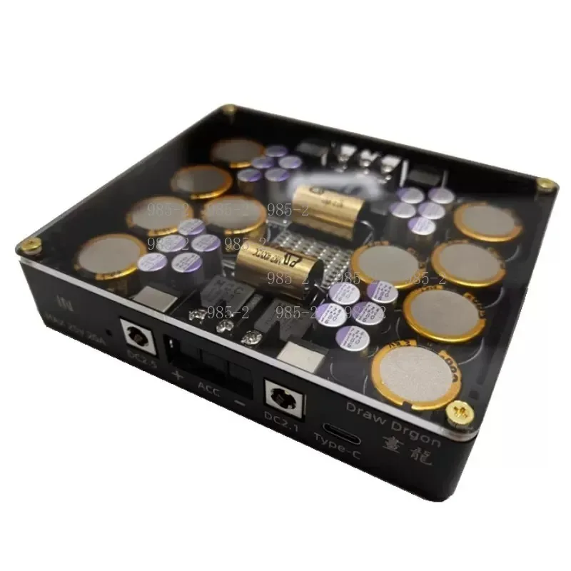 5V-25V 8A CNC Enclosure V2 Audio Power Module, Dual Use for Switching/Linear Power Supply