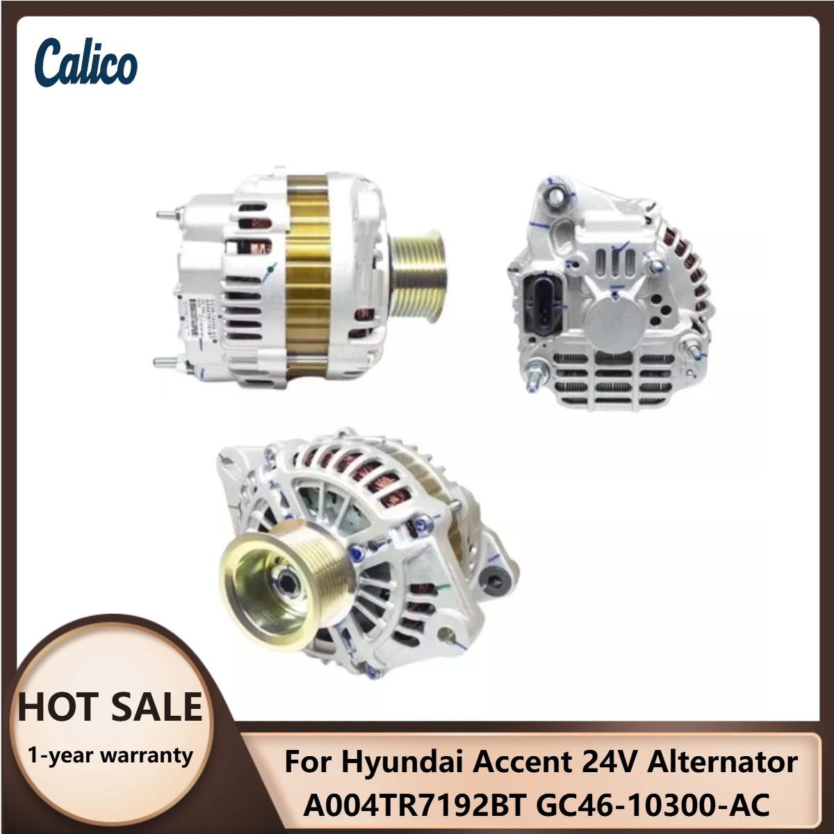 

Высококачественный генератор 24В для Hyundai Accent A004TR7192BT GC46-10300-AC