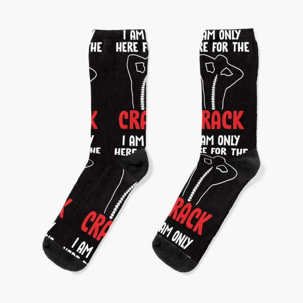 Chiropractor Occupation Back Spine Crack Funny Gift Socks Climbing christmas stocking Luxury Woman Socks Men's