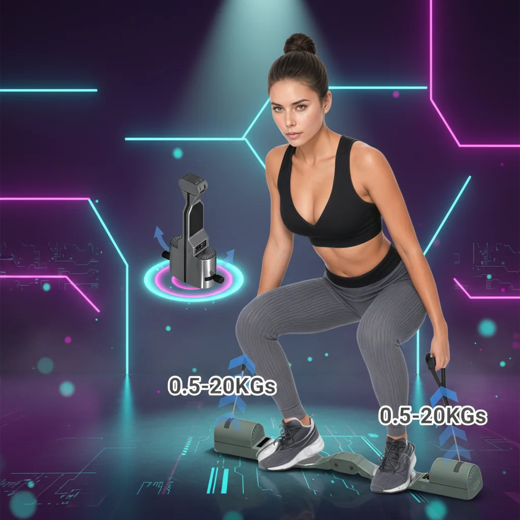 Cable de Resistencia Digital Inalámbrico Compacto para Gimnasio Multifuncional, Diseño Compacto para Entrenamientos Diarios en Casa