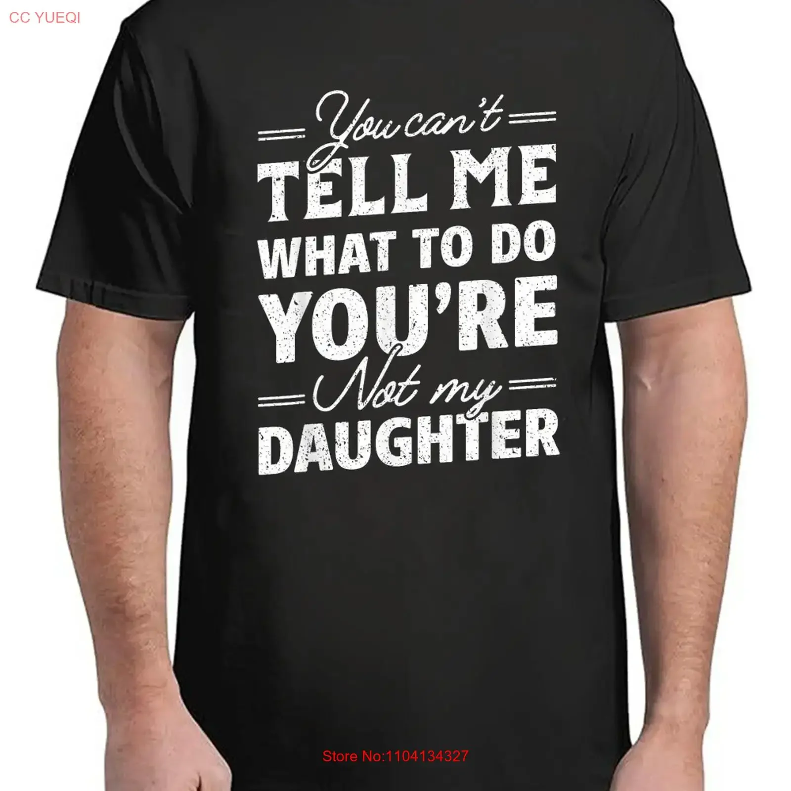 Funny Father's Day Dad s From Daughter Daddy T Shirt Vibe for Adults S 4XL vintage Washed Casual Top For Everyday Wear graphic