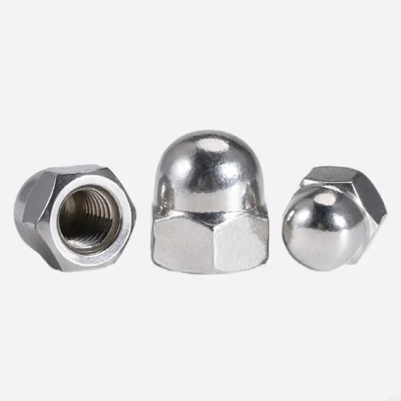 20Piece M 8 Stainless Steel Cap Nut Set, Closed End Acorn Nut, Hexagonal Protective Caps Set for Repair Installation M4YD