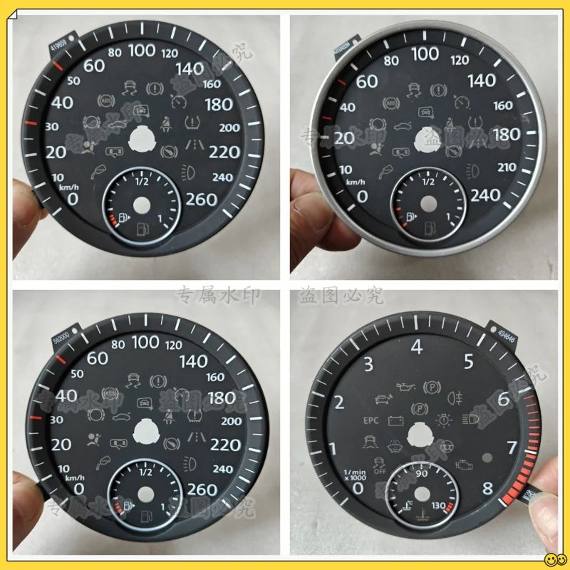 Juego de Agujas Azules para Panel de Instrumentos Modificado de Volkswagen Golf GTI, Scirocco, Passat, Sagitar, Magotan, CC, Touan