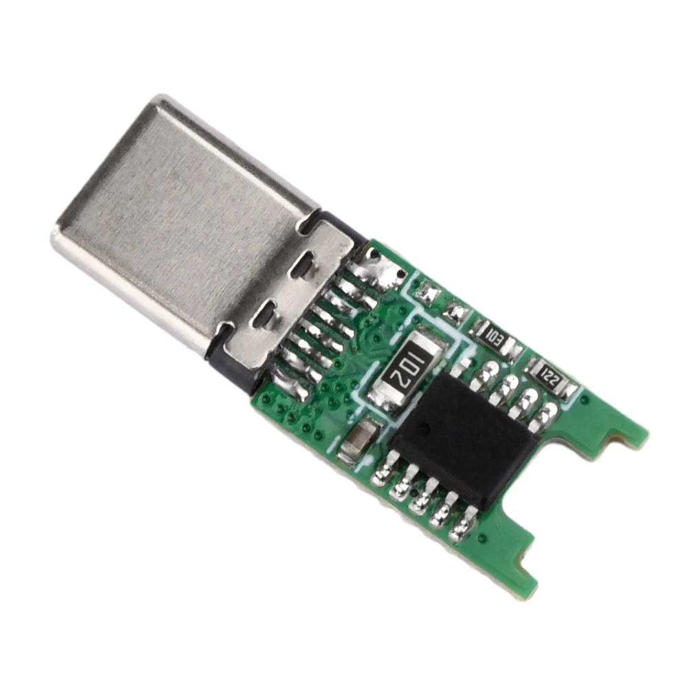 PD/QC2.0 9V/12V/15V/20V Триггер быстрой зарядки Type-C Модуль штекера Подача питания Power Bank Плата Быстрая зарядка