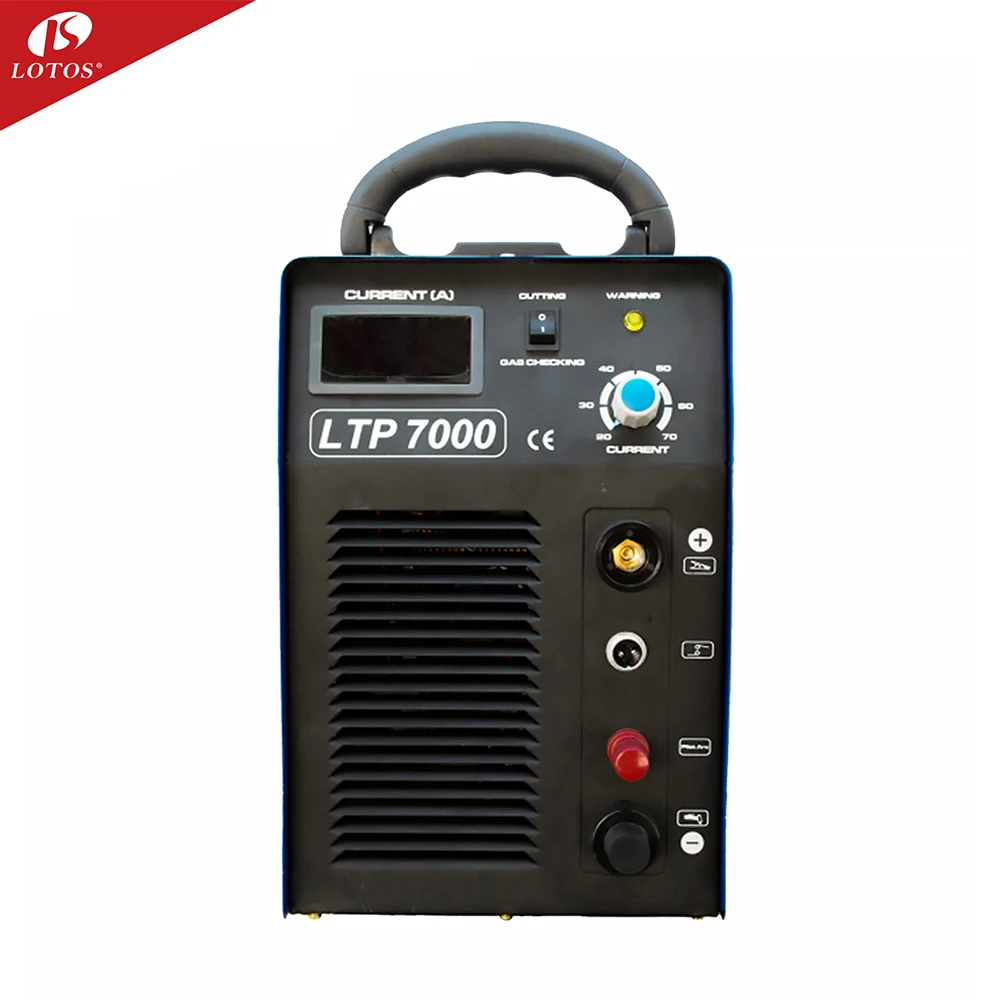 LOTOS ltp7000 IGBT Inverter 70 Amps Pilot Arc Plasma Cutter LTP7000 with smooth cutting feature