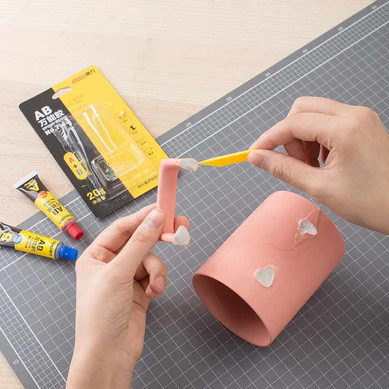 Pegamento AB de resina epoxi de 10g, pegamento de molde de Metal de plástico fuerte transparente A + B 20g, pegamento Universal de alta viscosidad