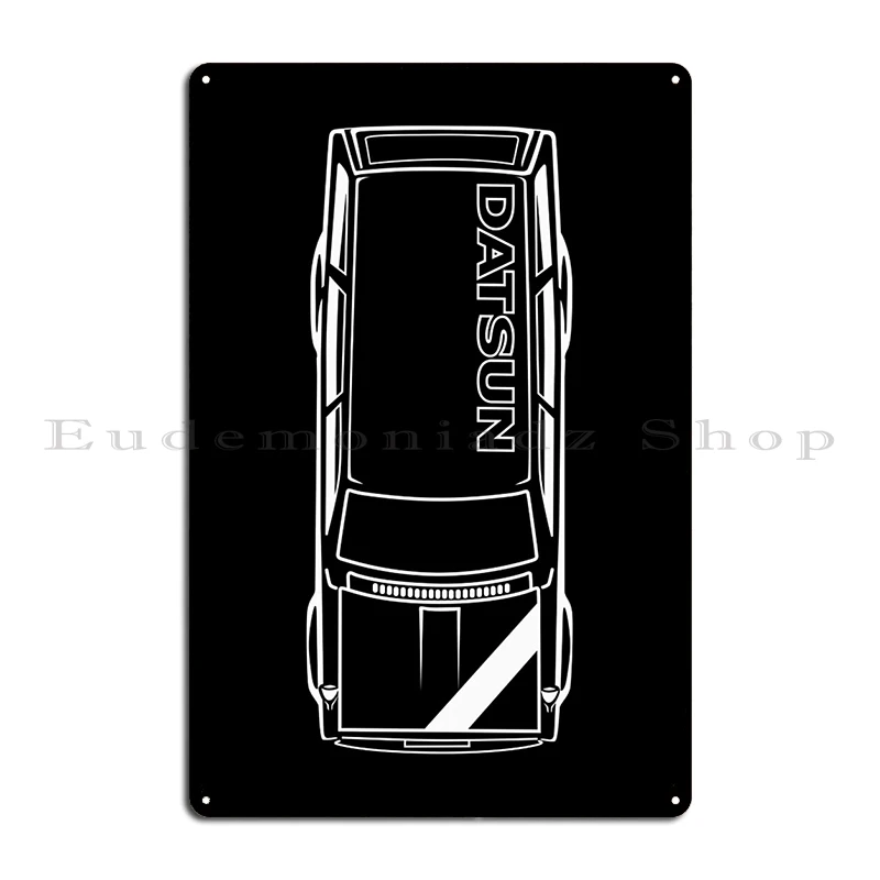 datsun 510 rules all Metal Sign Living Room Customized Party Decoration Designing Tin Sign Poster