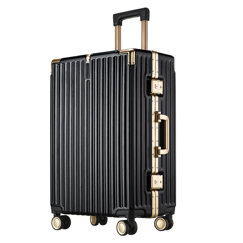 

New aluminum frame trolley case 20 inch boarding universal wheel luggage student travel