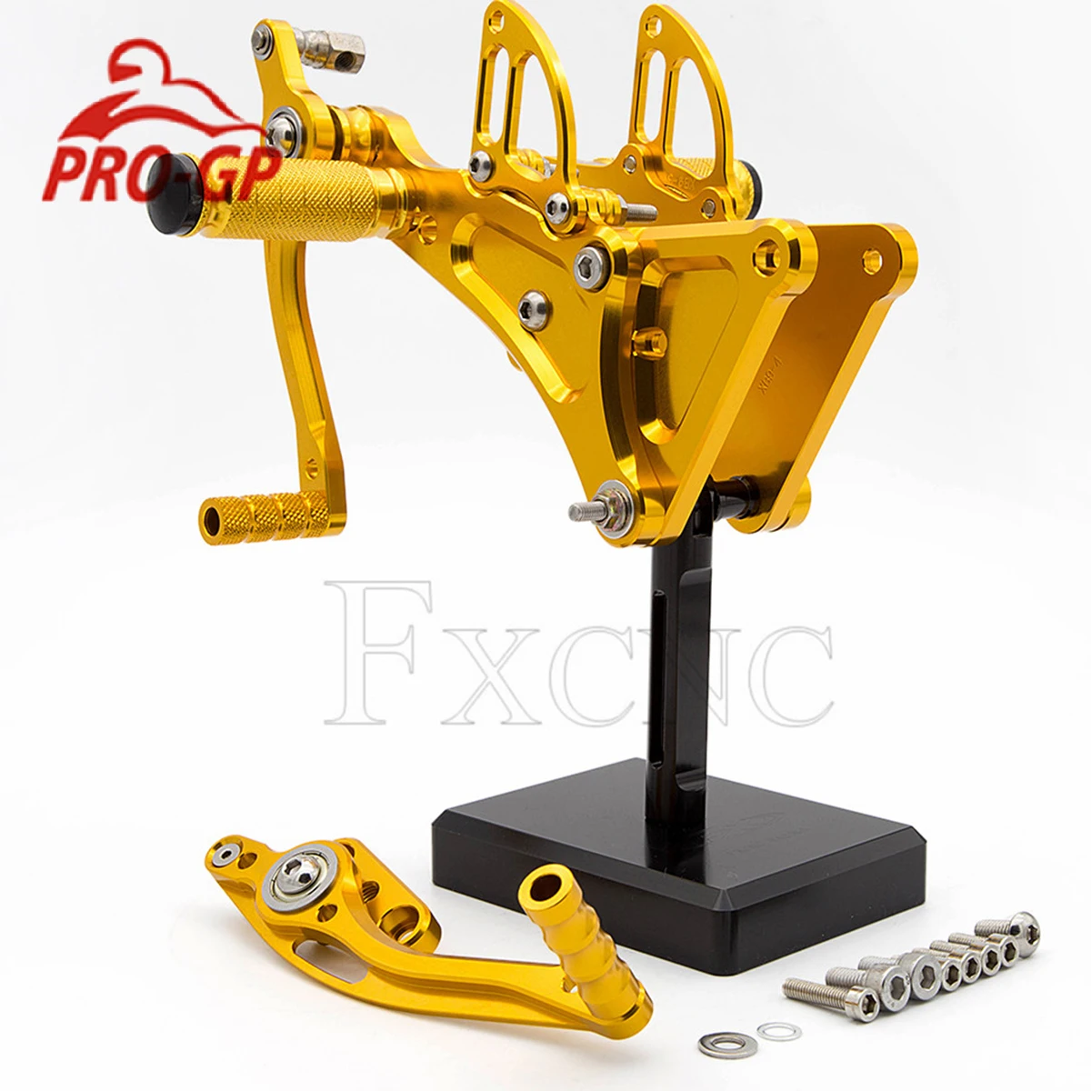 CNC Aluminum Adjustable Motorcycle Rearset For Buell XB12S /XB9R /XB12R/ XB9S Footrests Shift Gear Lever Foot Pegs Pedal