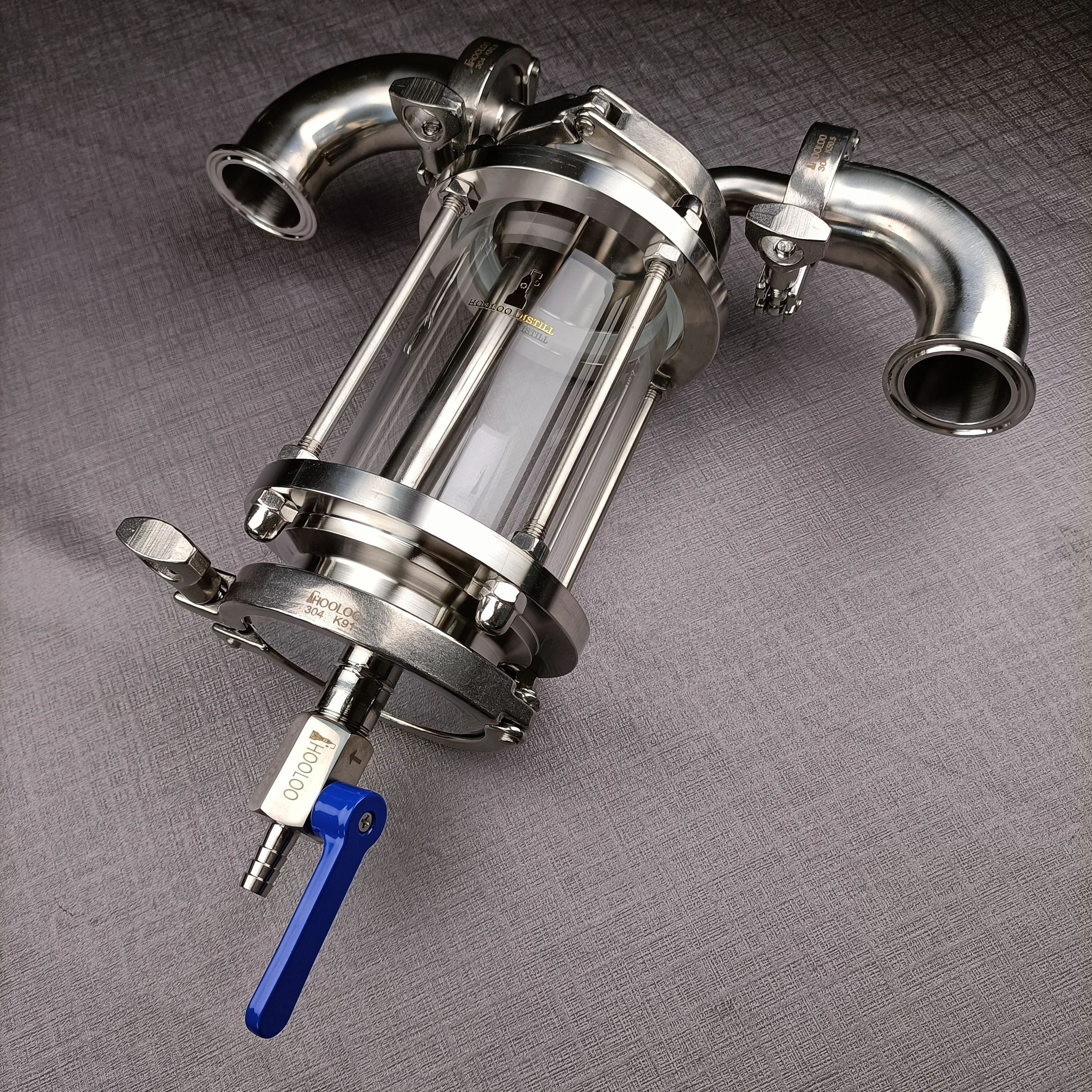 

Специальные аксессуары Hooloo Thumper для производства рома 3 дюйма 4 дюйма самогона все еще нержавеющая сталь 304, пищевая санитарная домашняя пивовария