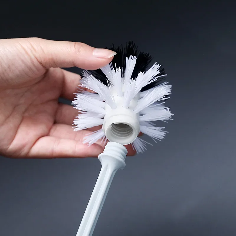 Toilet Bowl Brush Deep Cleaning for Bathroom Thick and Soft Bristles Long Handle Labor-Saving Cleaning Brush