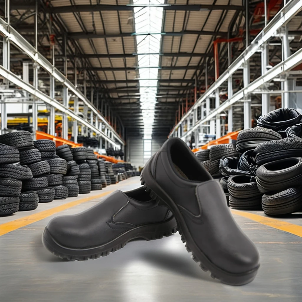 S3 Standard Stylish Leather Professional Industrial Engineer Working Ankle Protective Steel Toecap PU Antistatic Safety Shoes