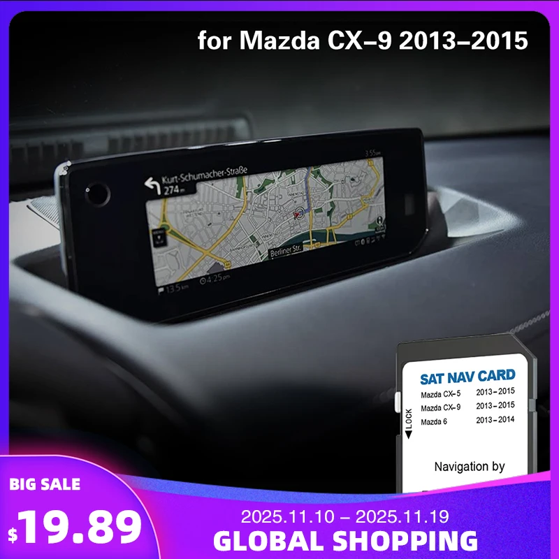 

Автомобильные аксессуары для MAZDA CX9 2013 2014 2015 карта GPS SD карта Европа Нидерланды Италия