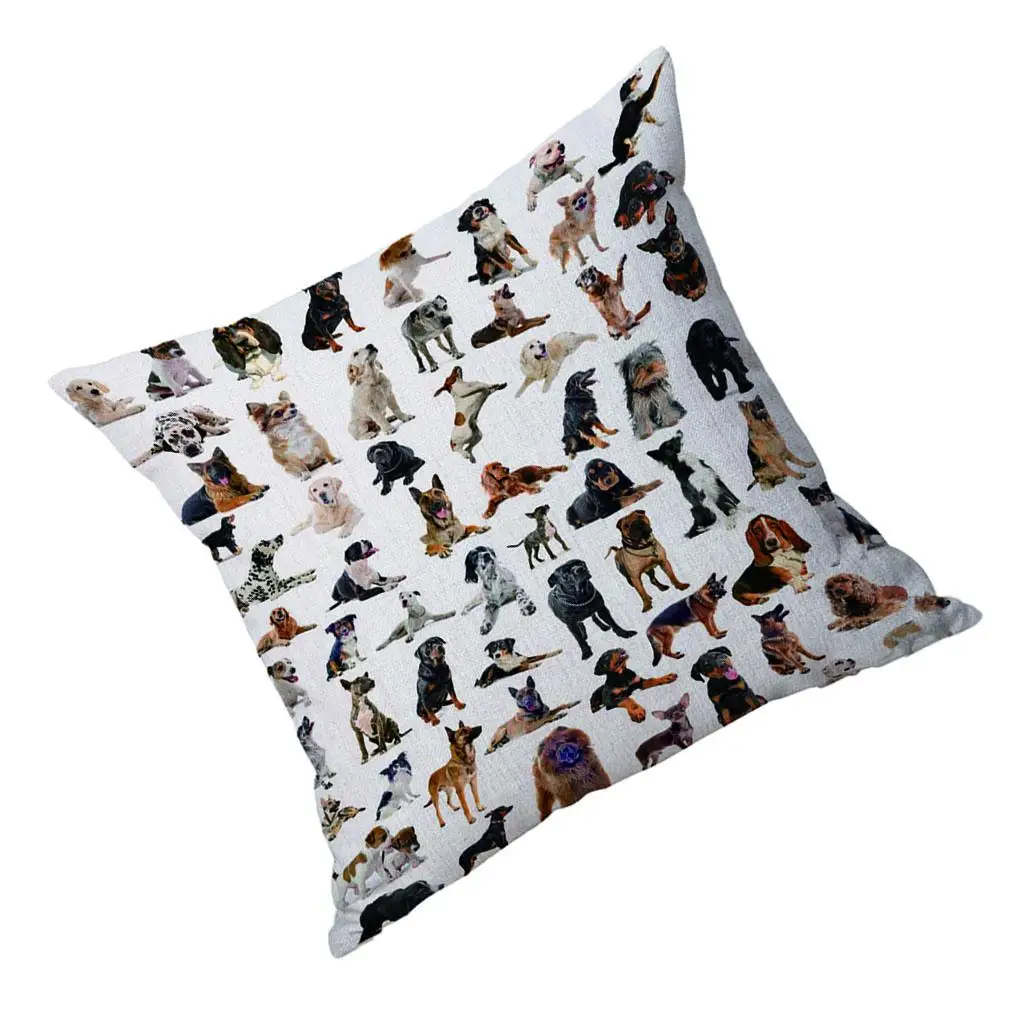 Cartoon Animal Pattern Pillowcase for Kids Decorative Cushion Cover Sofa