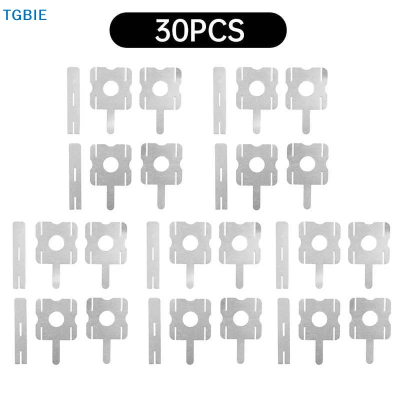 [TL]30Pcs Spot Welding Nickel Plates 5 Sets Durable Nickel Plated Battery Sheets for  Battery Repair & Custom Modification