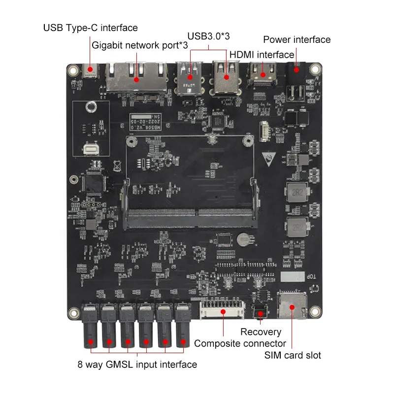 Original 30W Board Carrier 4G WIFI Support Jetson Xavier NX Module AI Development Board for Computing Kits