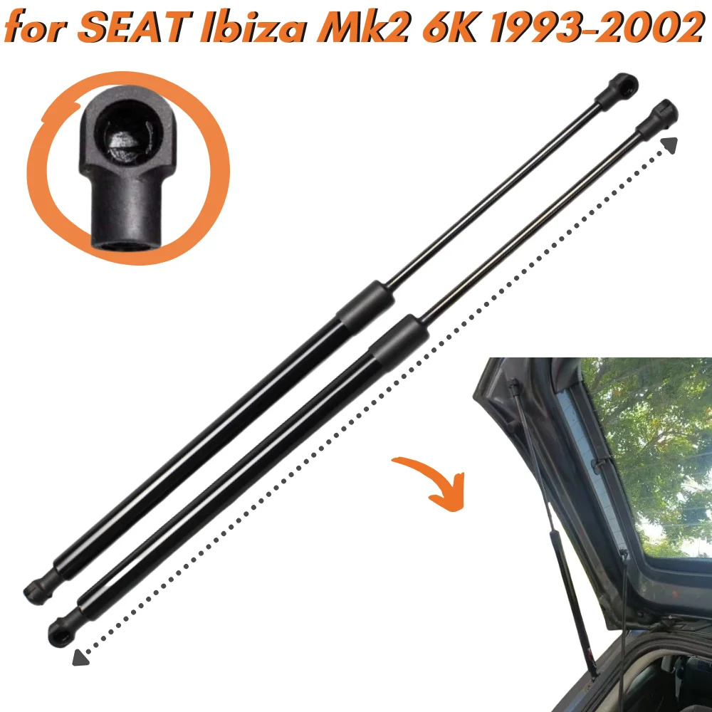 Qty(2) Trunk Struts for SEAT Ibiza Mk2 6K Hatchback 1993-2002  Rear Tailgate Boot Lift Supports Gas Springs Shock Absorbers