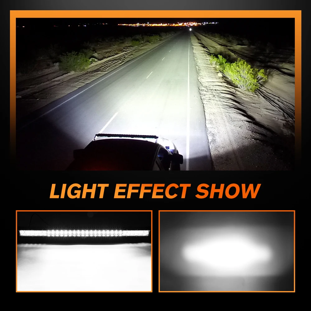 CO LIGHT Slim 12D Led Light Bar 15“ 20” 24” 33“ 42” 48” Spot Flood Combo Beam For SUV 4X4 Off Road 12V 24V Auto Driving Led Bar