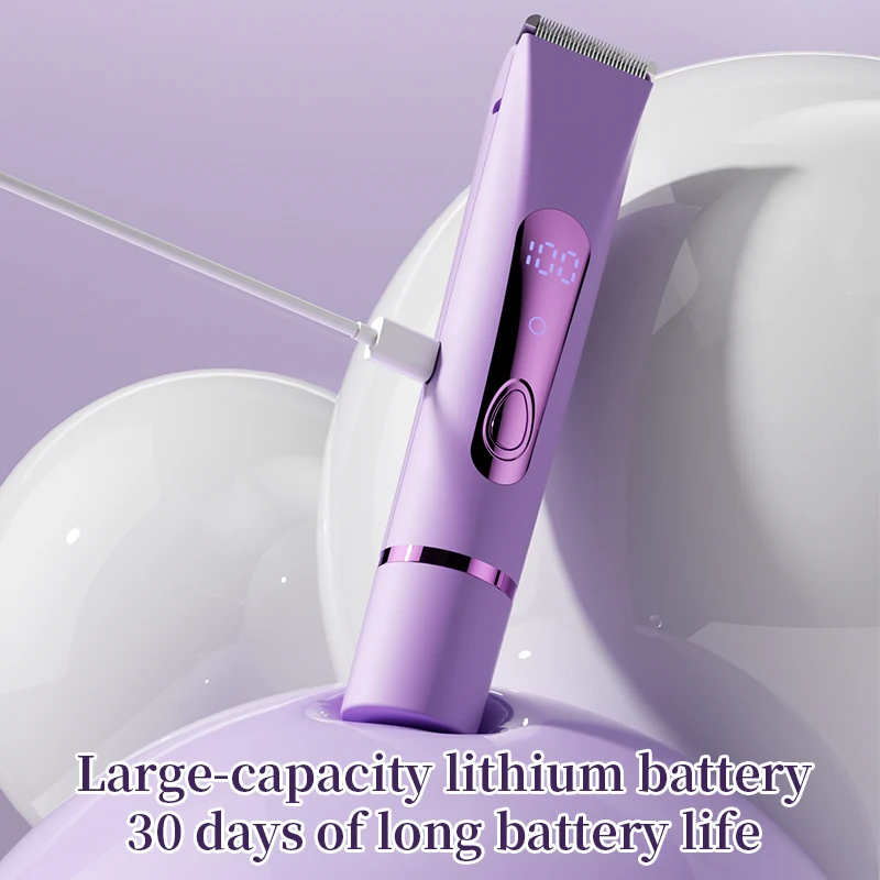 ماكينة تشذيب بيكيني 2 في 1 للنساء - ماكينة حلاقة كهربائية غير مؤلمة للبشرة الحريرية، ماكينة حلاقة لاسلكية للجسم للسيدات أثناء السفر #2