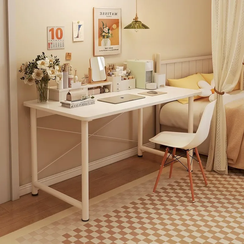 Girls' Home Bedroom Study Table Simple Rental House White  Simple Ins Computer Desk Desk