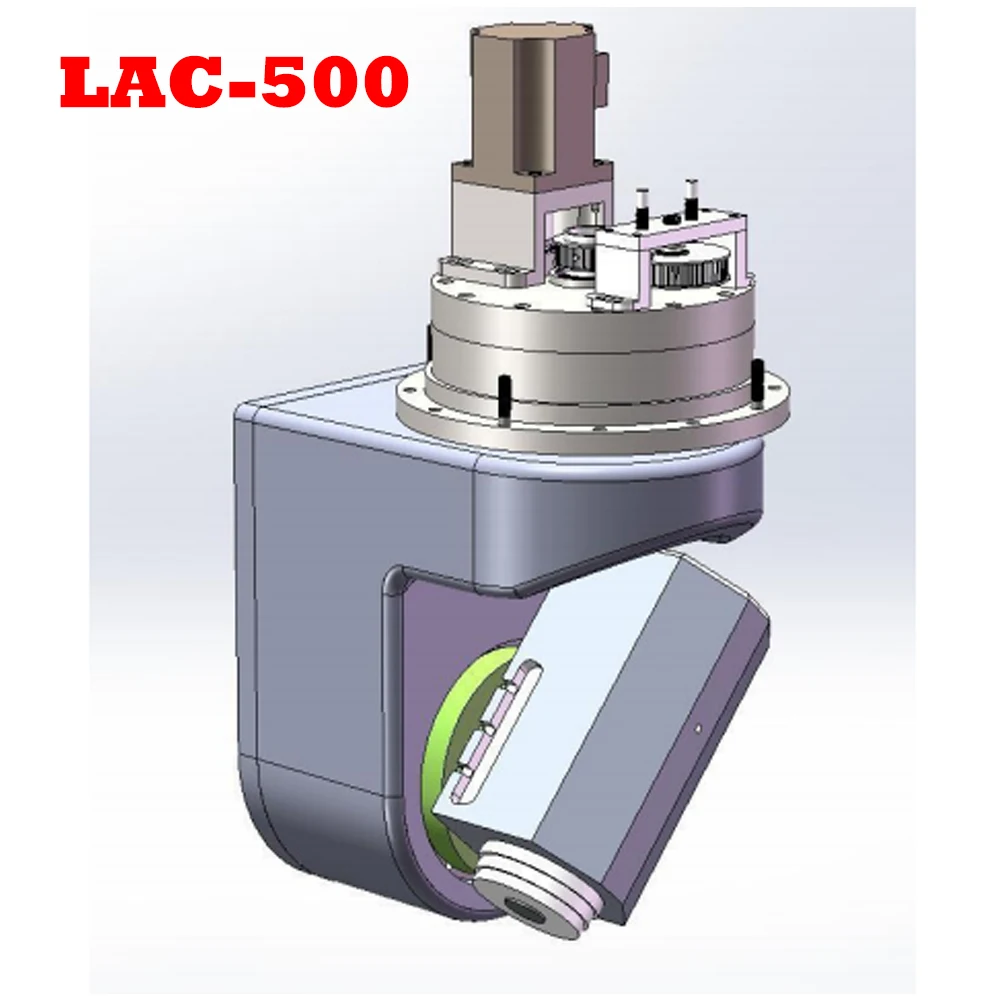 Il meccanismo di rotazione del braccio oscillante a testa a cinque assi a forma di L CNC LAC-500 è adatto per macchine per incidere e fresatrici