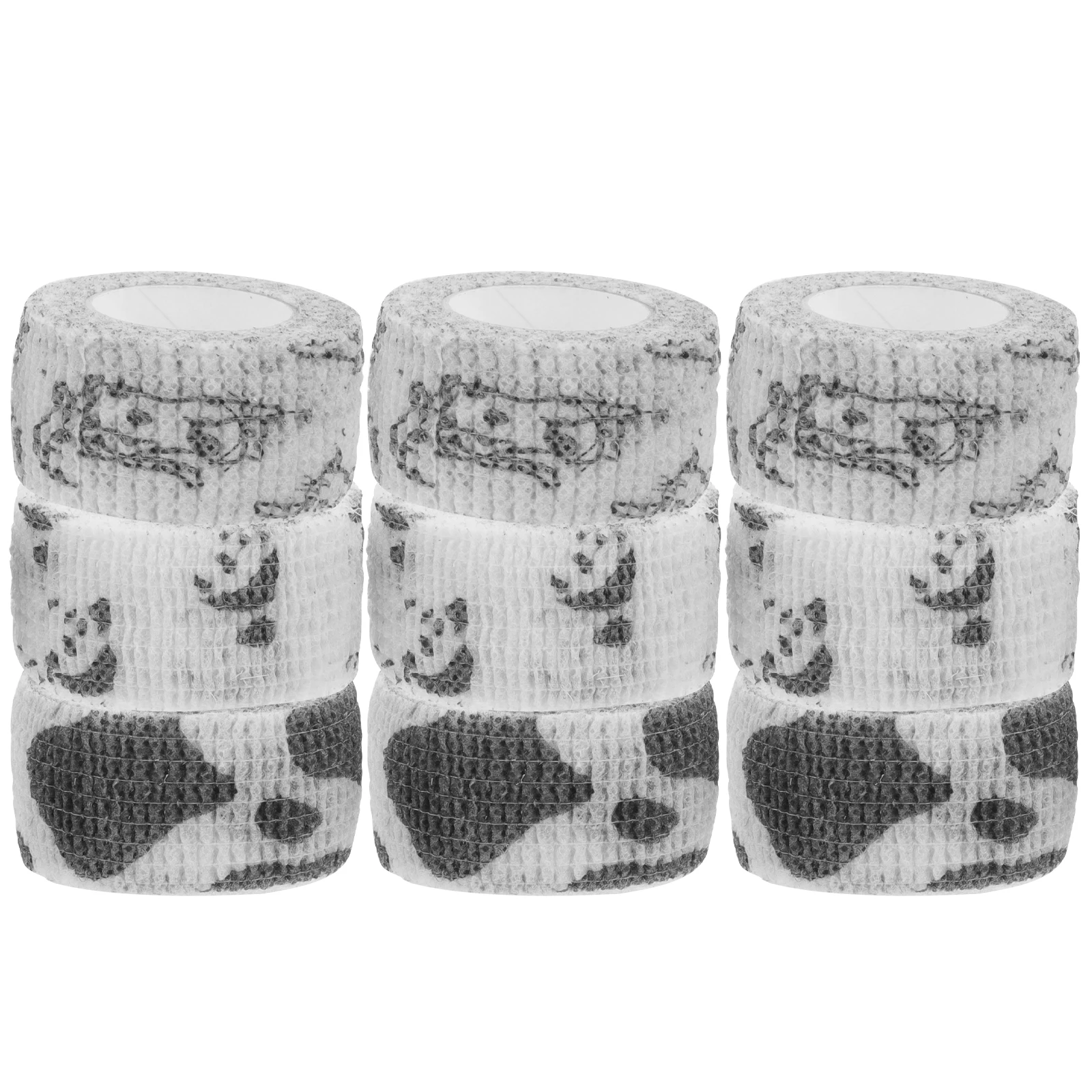

10pcs Finger Bandage Elastic Wrap Bandages Self Adhesive Skin Friendly Flexible Fabric Wound Care Sports Tape Athletic Leg