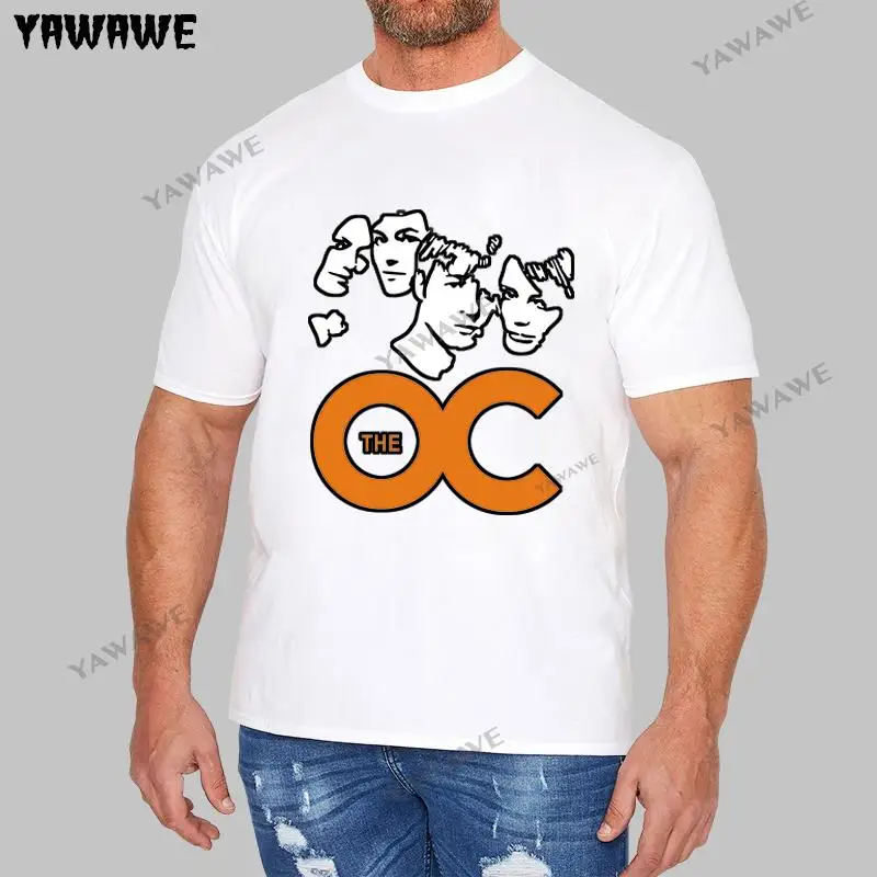 Men crew neck tshirt cotton brand tee-shirt THE O.C. T shirt the o c the oc male summer loose style cool teeshirt plus size