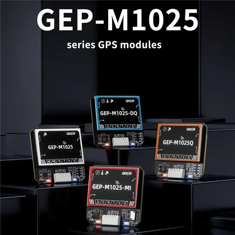 GEPRC GEP-M1025 Serie GPS-Modul, u-blox M10 Chip Schnelle Positionierung mit Magnetometer Barometer für FPV-Drohnen