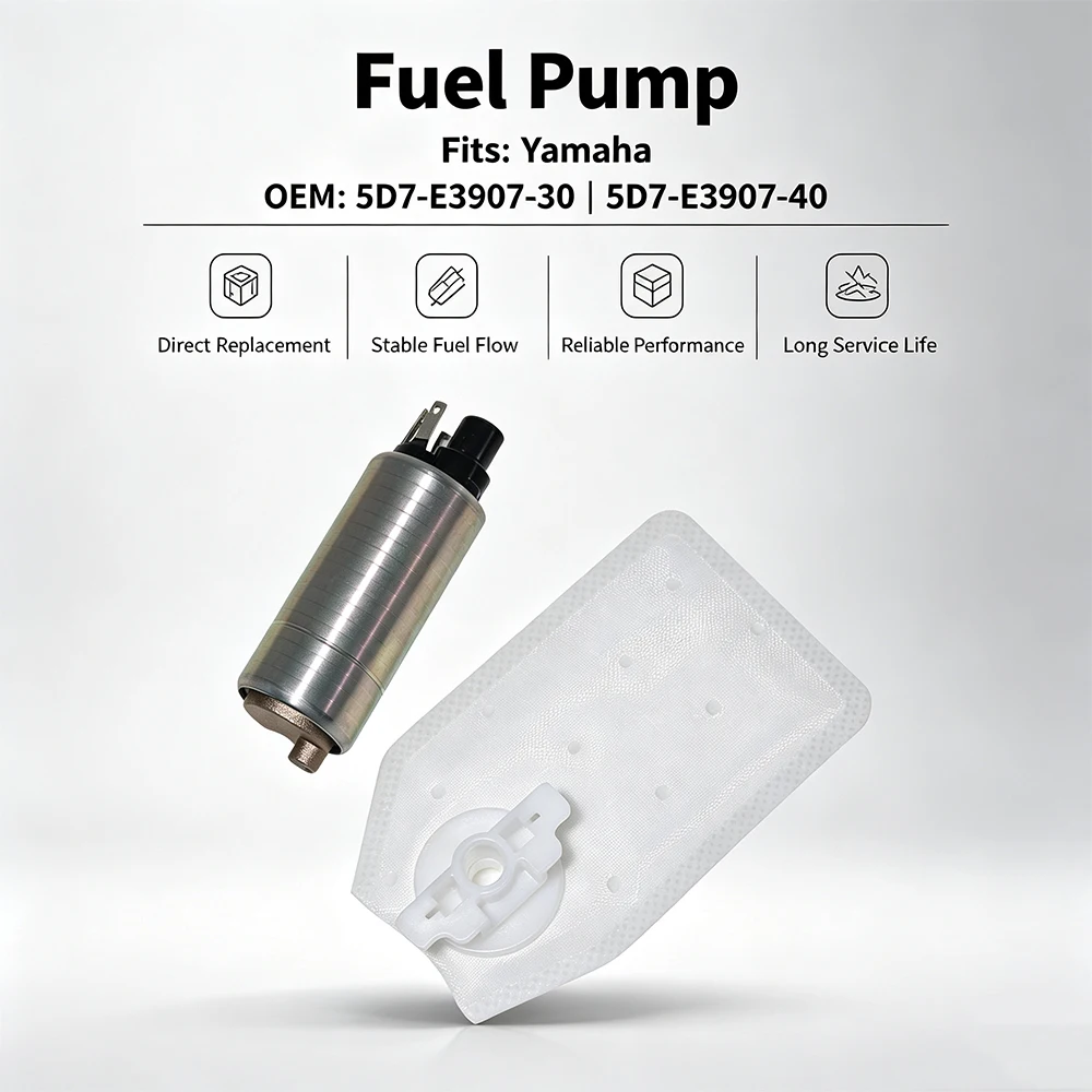 Fuel Pump For Yamaha YZF R125 R125A ABS MT125 MT125A MT-125 ABS 2015-2018 OEM：5D7-E3907-30 5D7-E3907-40
