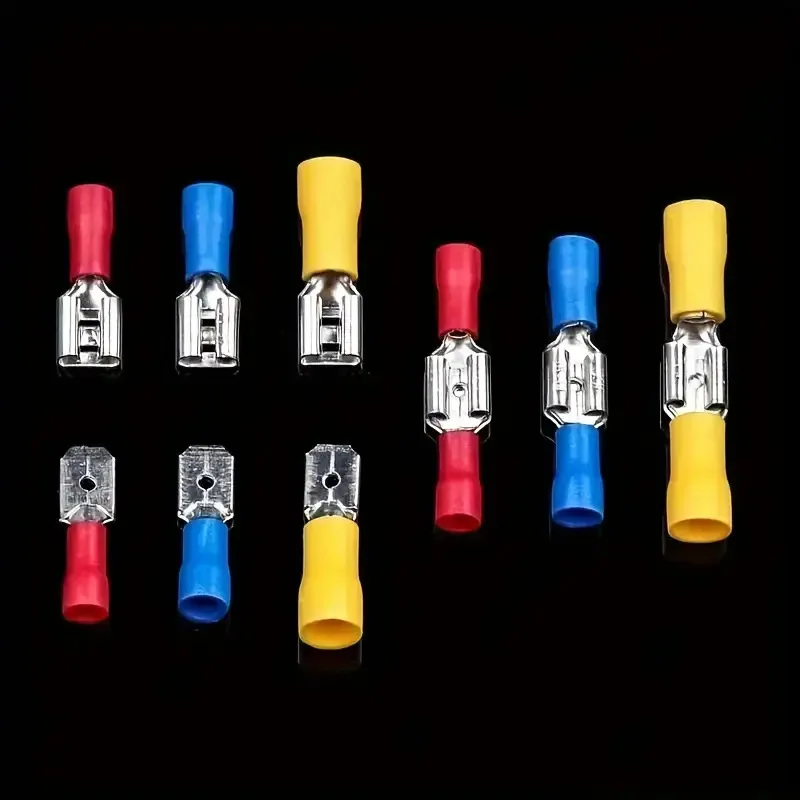 280/300/480pcs Insulated Cable Connector Electrical Wire Crimp Spade Butt Ring Fork Set Ring Lugs Rolled Terminals Assorted Kit
