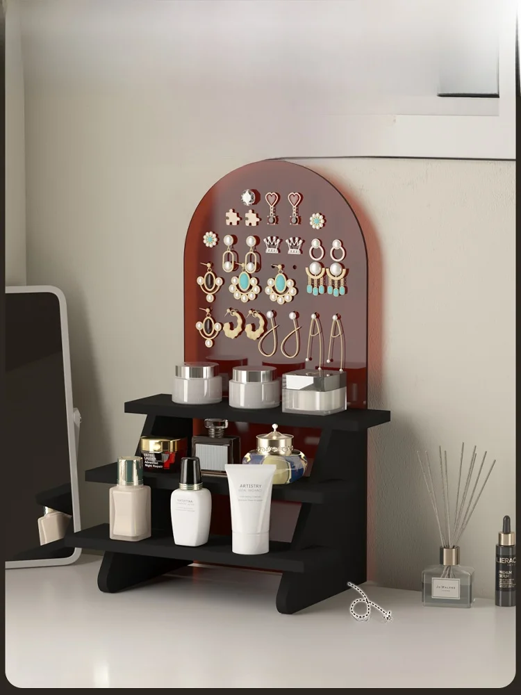 خطوة مثل سطح المكتب عرض المجوهرات حامل القرط ثقب المجلس معلقة Ra Nelace سوار الفن Crts وضع الوقوف #4