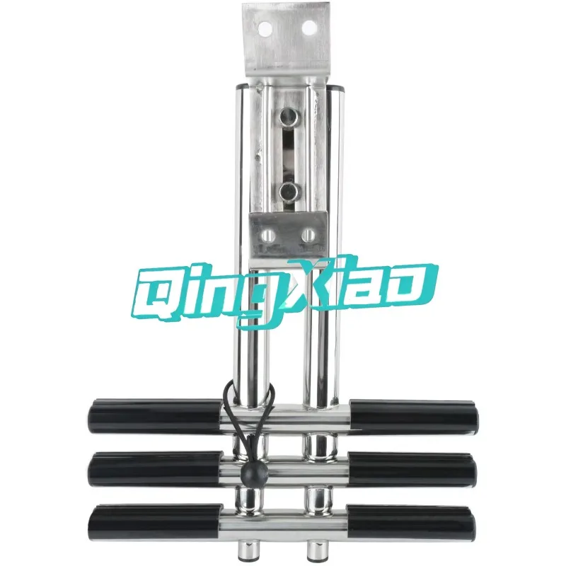 Stainless Steel Hidden Folding Telescopic Ladder Invisible Retractable Attic Ladder Space Saving Home Indoor Use Heavy Duty
