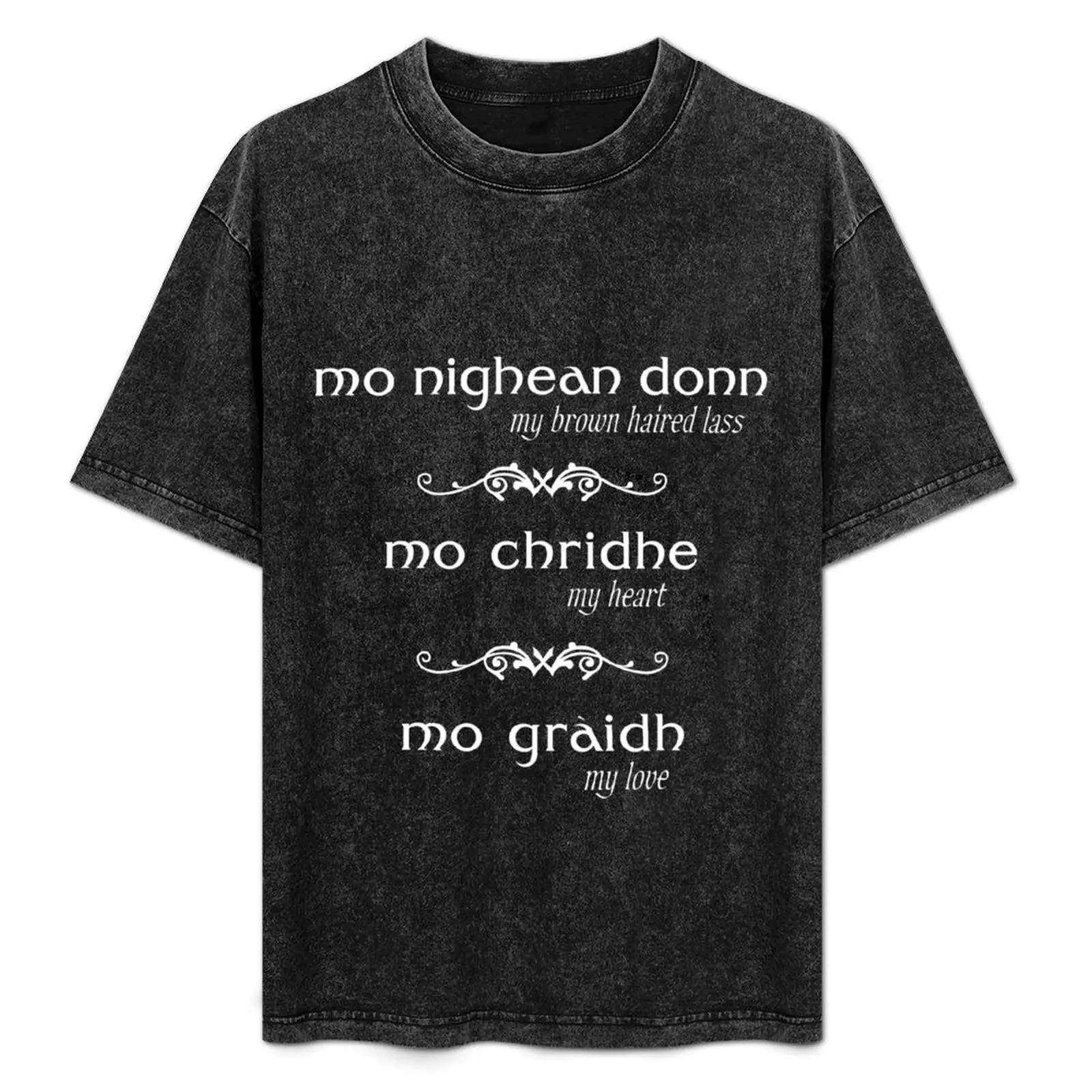 mo nighean donn - my brown haired lass - Scottish language T-Shirt Water Resistant Casual T-Shirt