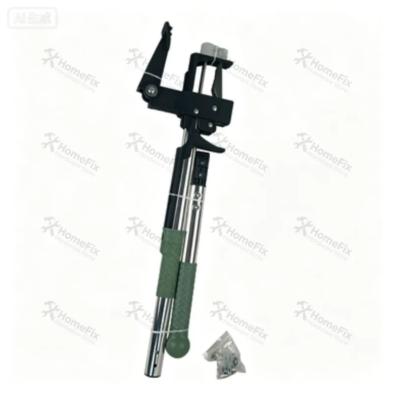 Gardening 3‑Section Telescopic Aluminum Handle Weeder, Manual Weed Puller, Portable Aluminum Garden Hand Tool
