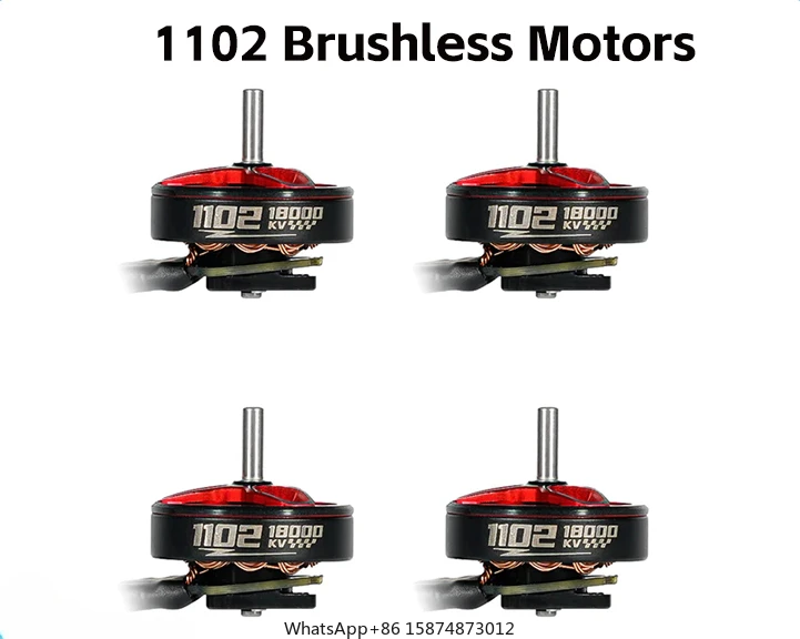 

4PCS BETAFPV 1102 Brushless Mo tors 1102 18000KV for 75mm Frame Meteor75 HD For RC FPV BWhoop Racing dr one